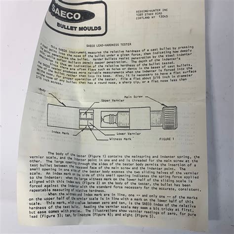 lead hardness tester saeco|saeco lead hardness tester instructions.